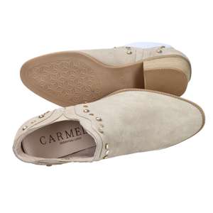 Bottines pour femmes Carmela, beige, talon de 5 cm, taille 38 - Product Image 6