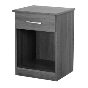 Lindsey G0043-N RTA Nightstand Gray <b>Storage</b> Drawer <b>Bedside</b> Table - Product Image 3