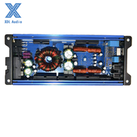 Amplificateur audio de voiture super mini 100W*4CH, sorties MOSFET haute vitesse, largeur 66mm, classe D, ponté, 4 ohms avec égaliseurs de crossover