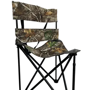 Foldable Hunting Chair Tripod Stool with backrest outdoor furniture