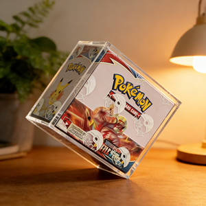 Boîte de présentation en Perspex écologique avec protection UV et couvercle magnétique, outil portable pour les collectionneurs de <span class=keywords><strong>Pokémon</strong></span> - Product Image 1