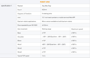 DREAMON FR3 622MM 6軸電動小型ロボットアーム（220V電源、24V/1.5A、産業用レーザー溶接向け） - Product Image 5