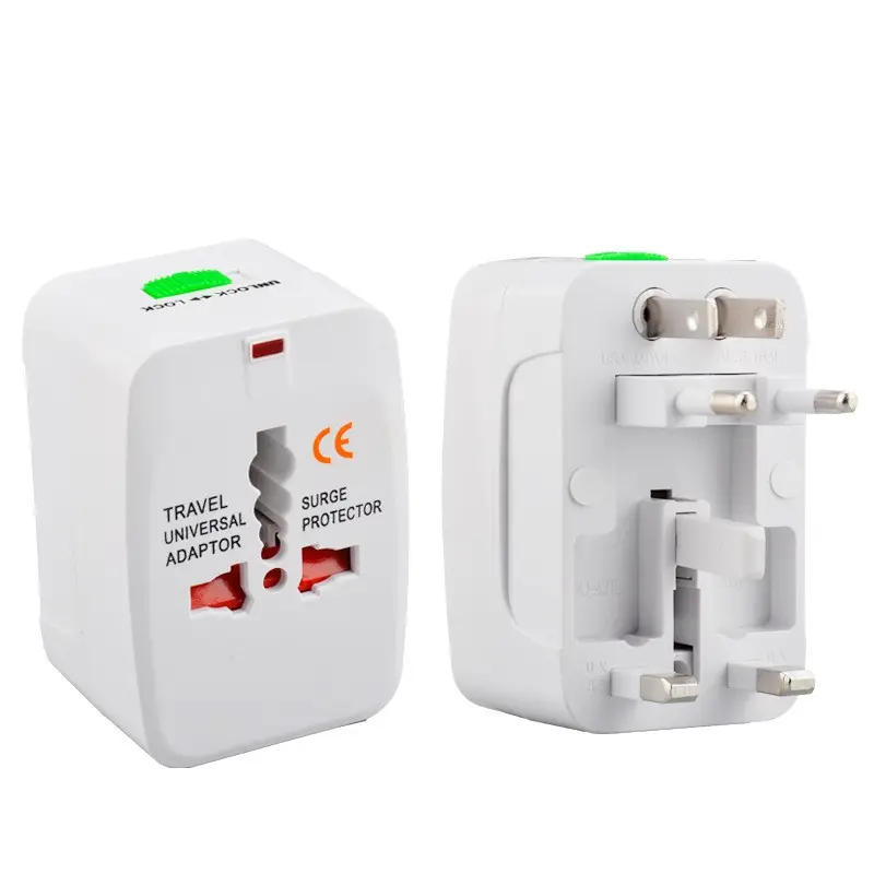 Draagbare 6a Power All In 1 Universele Reisadapter Us Eu Au Uk Stekker Internationale Reisadapter Europese Reisstekkeradapter