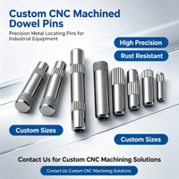 Pics et goupilles de positionnement CNC personnalisés en acier inoxydable avec usinage de précision par électroérosion à fil, tolérance de 0,005 mm pour l'automatisation