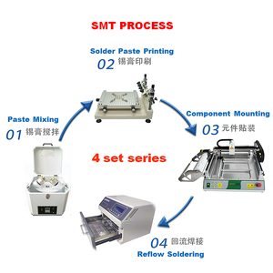 Macchina SMT Completamente Automatica a Doppia Testa TVM802 con Sistema Visivo a 2 Telecamere per Linea di Produzione LED PCB BGA - Product Image 6