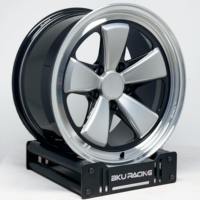 Jantes forgées Bku 5x130 pour Porsche Cayenne 955 958 911 964 996 993 997 Macan, jantes de course en alliage bicolores personnalisées de 17, 18 et 19 pouces