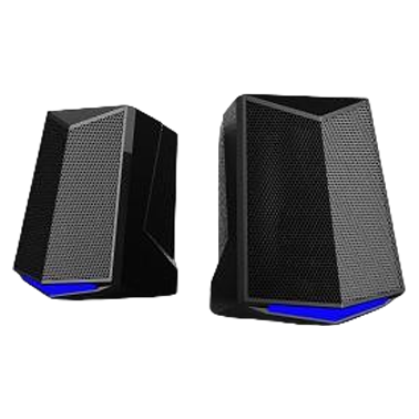 RGB Desktop PC Computer  Colorful LED Modes Easy-Access Volume Control Stereo USB Powered Speaker for Party Mobile DC