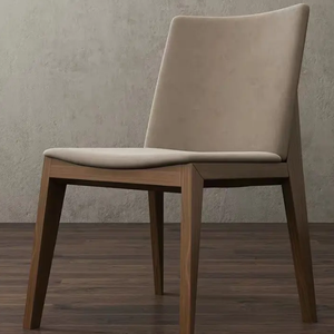 Nóng sang trọng tro gỗ da ghế ăn vật liệu thiết kế đơn giản và đơn giản rắn gỗ ghế ăn - Product Image 5