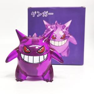 Poke-mon Gengar Anime figurines jouets ensemble Charmander Pika-chu bureau dessin animé décoration ornement PVC Pokemonss Figure - Product Image 3