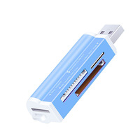 Lector de Tarjetas 4 en 1, Lector de Tarjetas de Memoria USB Flash para Memory Stick Pro, T-Flash/M2/MS SD