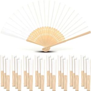 Éventail en bambou artisanal à motif tropical, idéal pour les mariages à la plage et les événements d'Halloween - Product Image 3