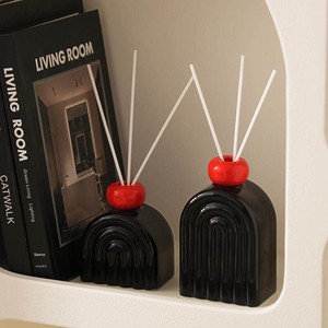 Diffusore di Aromi Artigianale Senza Alcool in Ceramica, Senza Fiamma, <span class=keywords><strong>con</strong></span> Bastoncini, Vuoto, per Oli Essenziali, Decorazione per la Casa - Product Image 4