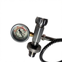 Adaptateur de remplissage de bouteille de plongée 24 pouces G5/8 en acier inoxydable pour station de remplissage d'air, connecteur de remplissage pour grande bouteille de gaz et valve de compresseur