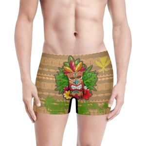 Venta al por mayor Hawaii bandera Rey Kamehameha boxeadores ropa interior para hombres, chico con comodidad bolsa fresco No montar-escritos del boxeador de los hombres - Product Image 5