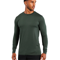 T-shirt de compression sportif vierge de haute qualité pour hommes, léger, grande taille, coupe classique, séchage rapide, pour la gym et l'entraînement