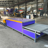 Machine professionnelle de séparation du verre des modules photovoltaïques pour l'élimination des couches de verre solaire usagées