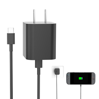 Nouveau chargeur 60W pour Switch 2 avec câble USB-C de 1,8 m, bloc de charge rapide PD 3.0 pour Nintendo Switch 2/1/OLED/Lite/Steam Deck
