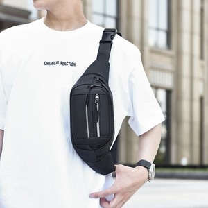 Wholesale Trendy Men's PU Crossbody Phone Bag Korean Casual Sports Chest Sling <strong>Mini</strong> <strong>Backpack</strong> for Outdoor Travel - Product Image 3