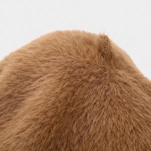 Fashion Thickened Warm Mink Velvet Beret <b>Hat</b> Retro Simple Solid Color Furry Beret <b>Hat</b> <b>for</b> Women - Product Image 4