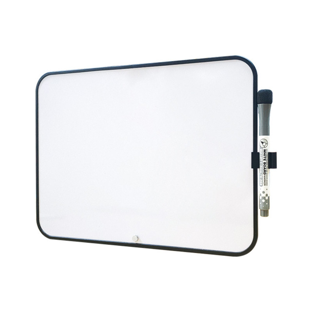 Custom Logo Double Sided Soft Edge White Board Kids Writing Drawing School A4 Dry Erase White Board