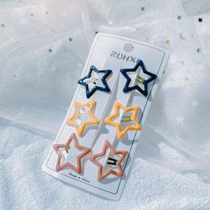 ปิ่นปักผมรูปดาวห้าแฉก BB ใหม่ชุดการ์ดสไตล์เกาหลีปิ่นปักผมเด็กอินเทอร์เน็ตเซเลบหน้าม้าคลิปด้านข้างเครื่องประดับผม - Product Image 3