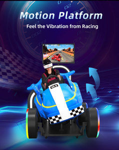 Siège de course VR pour simulateur de parc d'attractions intérieur, machine d'arcade 9D pour centre commercial, jeu multijoueur - Product Image 4
