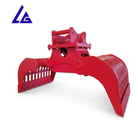 Mini-grappin hydraulique rigide à 2 conduites, non rotatif, à installation simple, avec garantie gratuite d'un an
