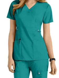 Unisex Y Tế Tẩy Tế Bào Chết Bộ Hot Bán Thiết Kế Mới Nhất Rayon Bệnh Viện Đồng Phục OEM Mô Hình In Kỹ Thuật - Product Image 4