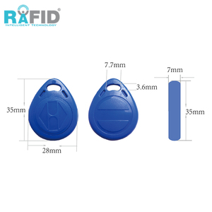RAFID 125KHz LF EM4305 T5577 / 13.56MHz HF F08 RFID <span class=keywords><strong>Tag</strong></span> Rewritable Keyfob Cho Kiểm Soát Truy Cập - Product Image 5