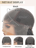 13*6 HD Lace Front Style Wig Serat Sintetis