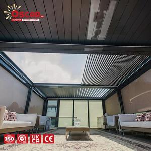 Pergola rétractable moderne pour patio extérieur, <span class=keywords><strong>abri</strong></span> solaire pour <span class=keywords><strong>jardin</strong></span>, <span class=keywords><strong>terrasse</strong></span>, piscine, ou gazebo <span class=keywords><strong>de</strong></span> <span class=keywords><strong>jardin</strong></span> - Product Image 1