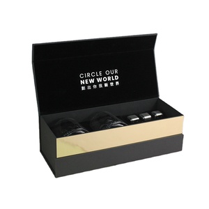 Customized Luxury Magnetic Wig Gift Packaging Box with Embossing and Matt <b>Lamination</b> - Product Image 1