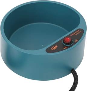 Tigela de água termoestática para animais, tigela de água aquecida para cães com interruptor, tigela de animal de estimação externo - Product Image 2