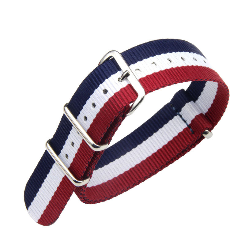 Boucle F15 bleu blanc rouge argent