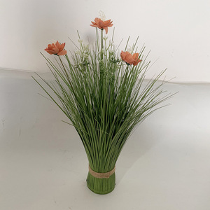 Césped Artificial Minimalista en Tubo, Decoración de Salón con Plantas Artificiales y Diseño Floral - Product Image 3