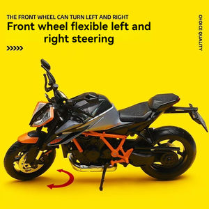 CCA alliage moulé sous pression modèle jouet 1:12 <span class=keywords><strong>KTM</strong></span> 1290 R1250GS YZF-R1 moto <span class=keywords><strong>roue</strong></span> tourne roues mobile métal modèle jouets moto - Product Image 3