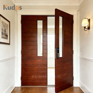 <span class=keywords><strong>Porte</strong></span> <span class=keywords><strong>d</strong></span>'<span class=keywords><strong>entrée</strong></span> extérieure moderne en bois double, couleur personnalisée, design de <span class=keywords><strong>porte</strong></span> de sécurité, portes en bois extérieures pour villa - Product Image 2