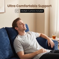 2025 Neues Design Modulares Schaumstoff-Sofa Ecksofa mit Komprimiertem Schwammbezug für Hotels Apartments Stoff-Set