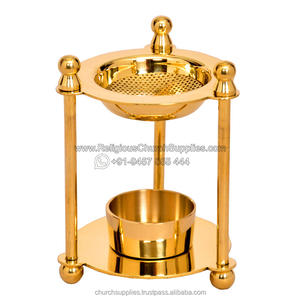 Quemador de incienso de latón triangular de primera calidad para una experiencia de vela de primera calidad - Product Image 2