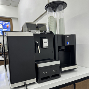 Офисный отель интеллектуальный полностью автоматический сенсорный экран Smart Эспрессо кофеварка с баком для молока - Product Image 3