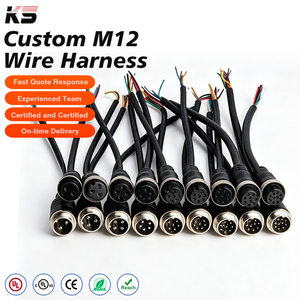 Terminal Cincin M3 M5 Kustom, Terminal Bentuk U, ODM OEM, Perakitan Kabel Harness, Instrumentasi Presisi, Multi Jumper - Product Image 1