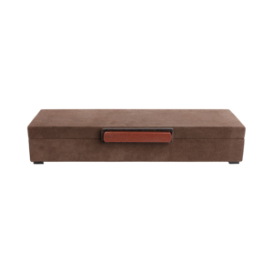 Decorative Suede Storage <b>Box</b> with Lid for Jewelry and <b>Keepsakes</b> Modern Home Decor Accent <b>Box</b> - Product Image 1