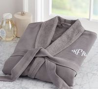 Peignoir Thermique Personnalisé Grande Taille Respirant 100% Coton avec Logo Brodé Luxe en Tissu Gaufré Éponge OEKO-TEX – Vente en Gros