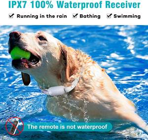 थोक रिचार्जेबल वाटरप्रूफ कुत्ते इलेक्ट्रिक शॉक कॉलर छोटे मध्यम बड़े कुत्ते रिमोट के साथ छाल नियंत्रण प्रशिक्षण - Product Image 6