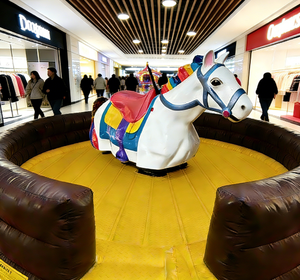 EASYFUN - Jeux de carnaval de luxe de forme spéciale - <span class=keywords><strong>Taureau</strong></span> mécanique Toro avec matelas pour adultes - Location - Product Image 3