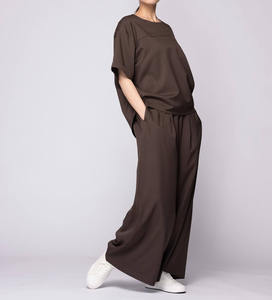 Tenue <span class=keywords><strong>de</strong></span> travail estivale pour femme, manches courtes, couleur marron, pour salon <span class=keywords><strong>de</strong></span> beauté et hôtel, tenue <span class=keywords><strong>de</strong></span> technicienne en pédicure, matière polyester, pour club <span class=keywords><strong>de</strong></span> santé - Product Image 4