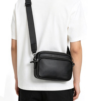 Bolso Bandolera Portátil de Gran Capacidad, Estilo Horizontal, Casual, para Hombre, Venta al Por Mayor de Fábrica, Personalizado y Moderno