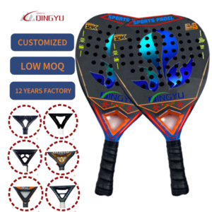 Vợt cầu lông bãi biển <span class=keywords><strong>Souza</strong></span> Padel, mẫu thử miễn phí, chất liệu sợi carbon 3K 12K 18K với lớp phủ EVA, được thiết kế với vật liệu mới. - Product Image 1