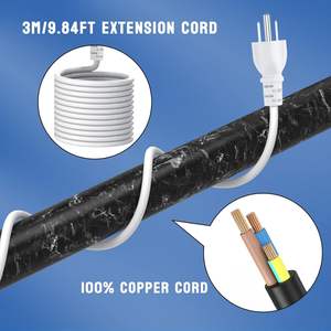 Tira de alimentación de escritorio con USB C Abrazadera de escritorio Tira de alimentación 4 salidas de CA Salidas de escritorio Extensión de conexión para oficina en casa - Product Image 5