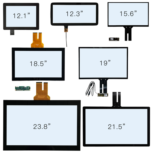 New Custom Industrial Display Panel 2.8" 3.5" 4.3" 5 6.6" 7  8" 10.1 Inch Capacitive/Resistive TFT LCD Modules with Touch Screen